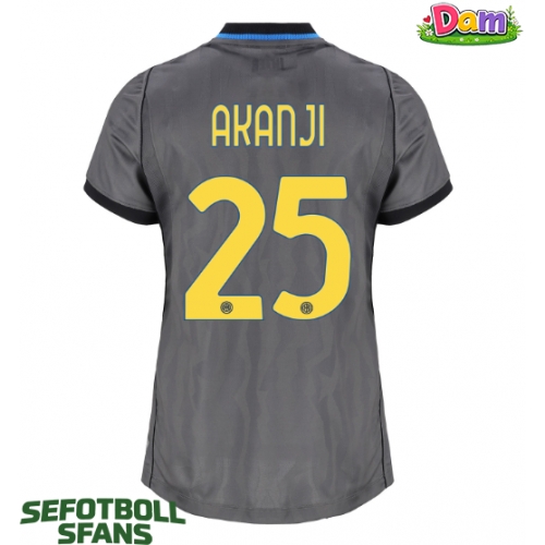 Inter Milan Manuel Akanji #25 Tredje Tröja Kvinnor 2026-27 Kortärmad